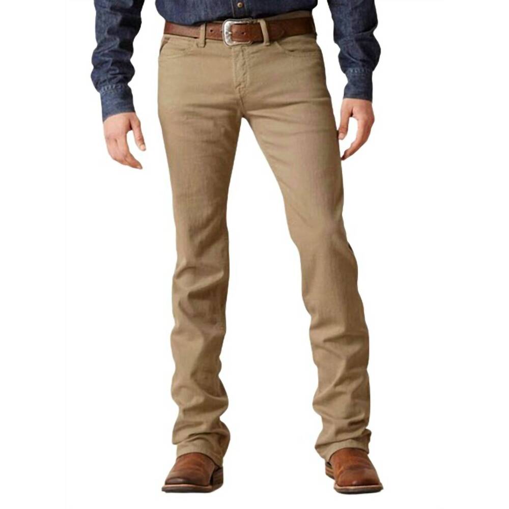 NEW ARIAT men's slim straight leg jean in dark khaki